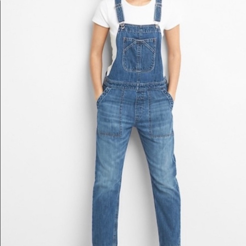 Gap denim overalls